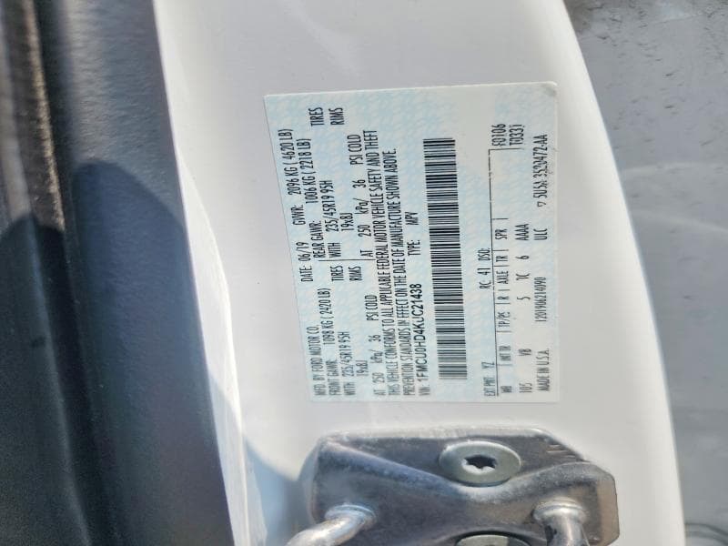 2019 FORD ESCAPE SEL 14
