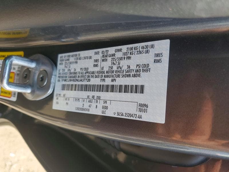 2022 FORD ESCAPE SEL 13