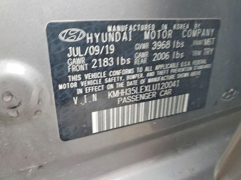 2020 HYUNDAI ELANTRA GT BASE 12