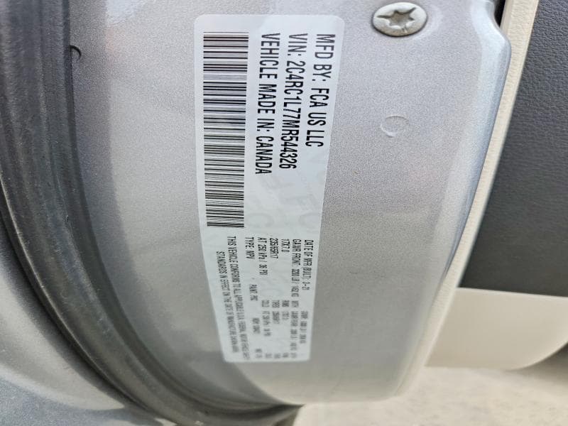 2021 CHRYSLER PACIFICA HYBRID TOURING L 13