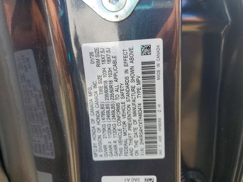 2026 HONDA CR-V EXL 13