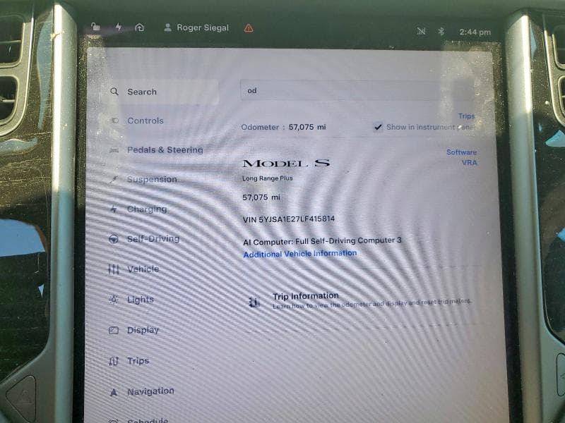 2020 TESLA MODEL S 9