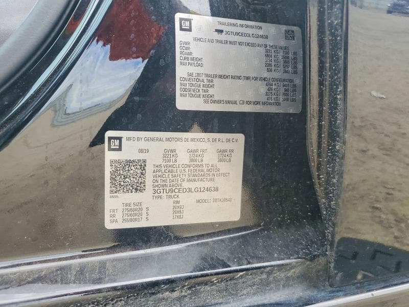 2020 GMC SIERRA K1500 ELEVATION 12