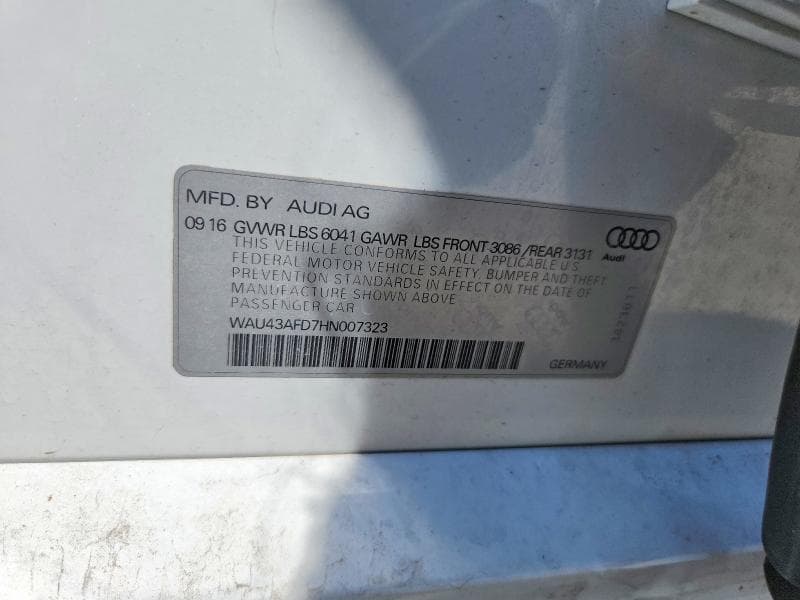2017 AUDI A8 L QUATTRO 12