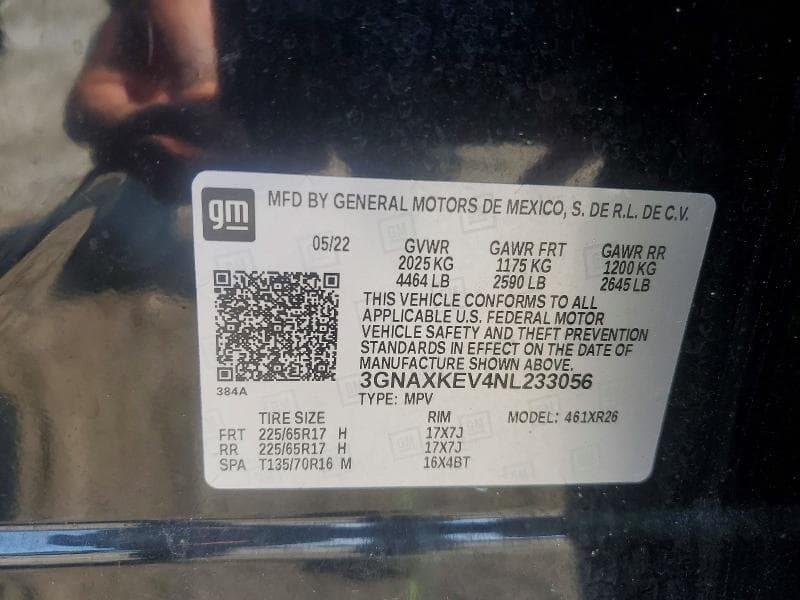 2022 CHEVROLET EQUINOX LT 13