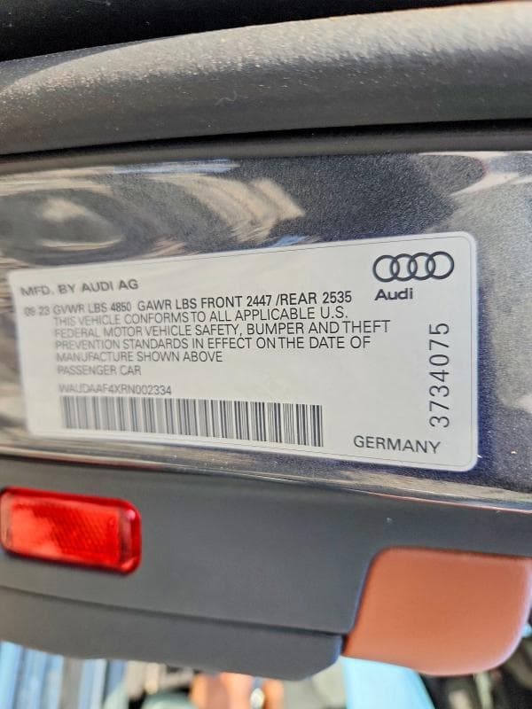 2024 AUDI A4 PREMIUM 45 12