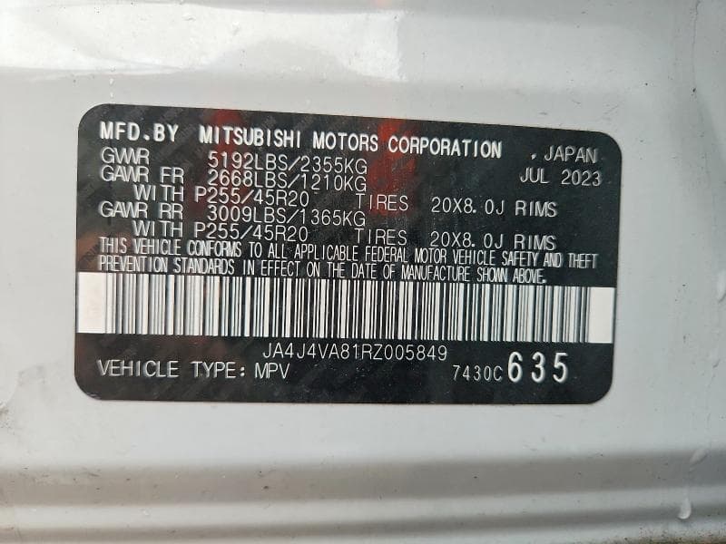 2024 MITSUBISHI OUTLANDER SE 13