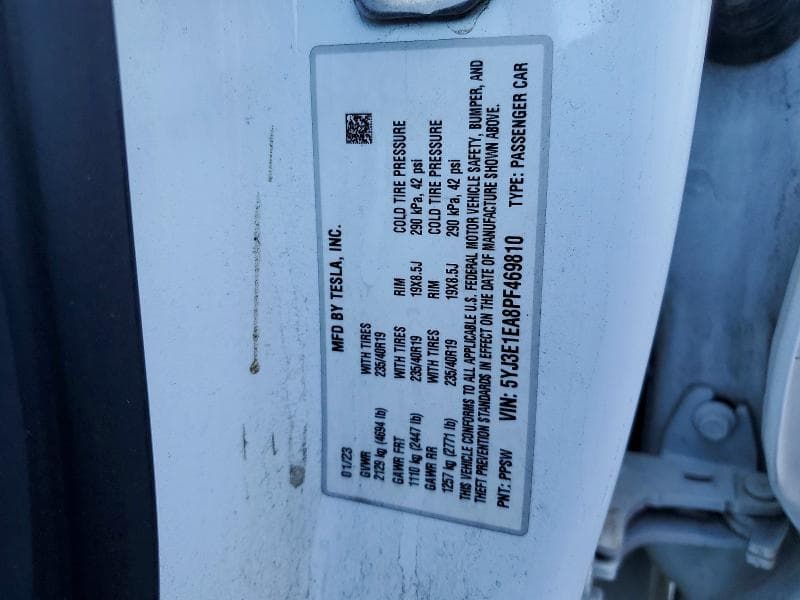 2023 TESLA MODEL 3 12