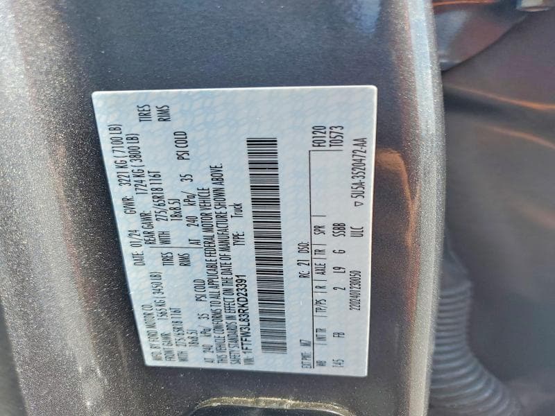 2024 FORD F150 XLT 12