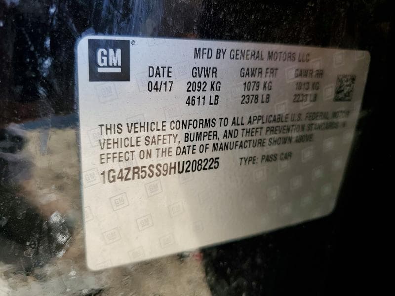 2017 BUICK LACROSSE PREMIUM 13
