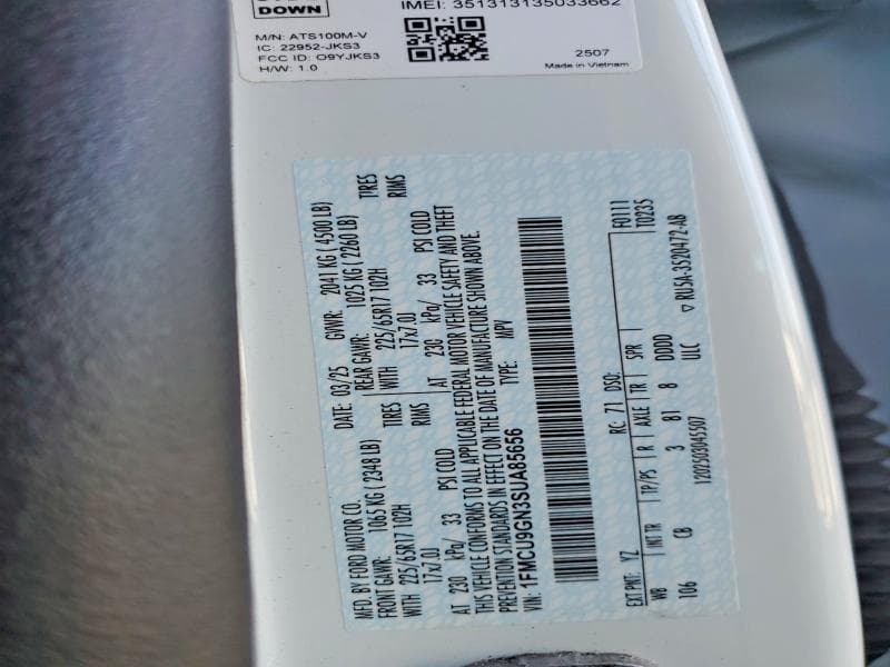 2025 FORD ESCAPE ACTIVE 13