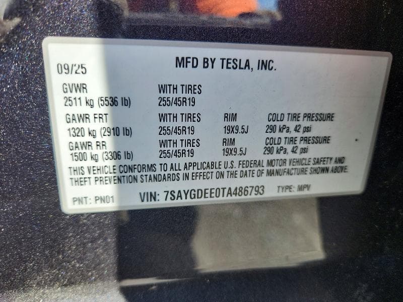 2026 TESLA MODEL Y 13