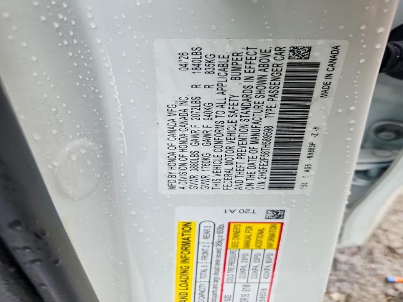 2026 HONDA CIVIC SPORT 12