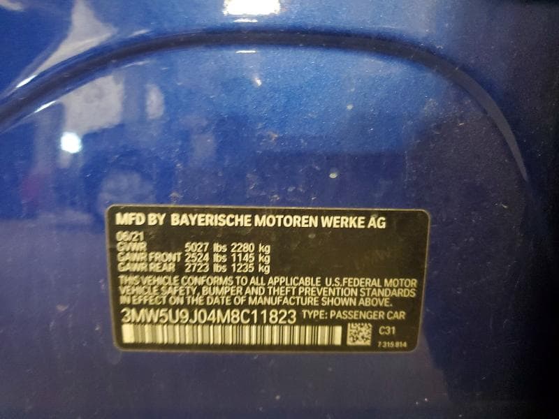 2021 BMW M340XI 12