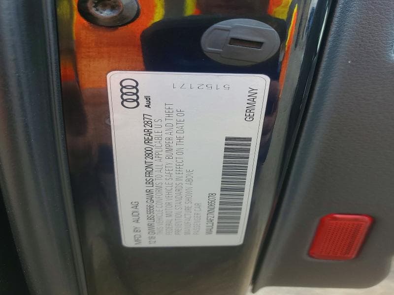 2019 AUDI A6 PREMIUM PLUS 12