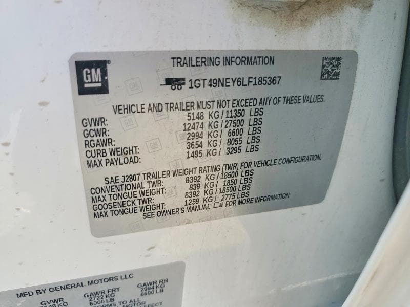 2020 GMC SIERRA K2500 SLT 12