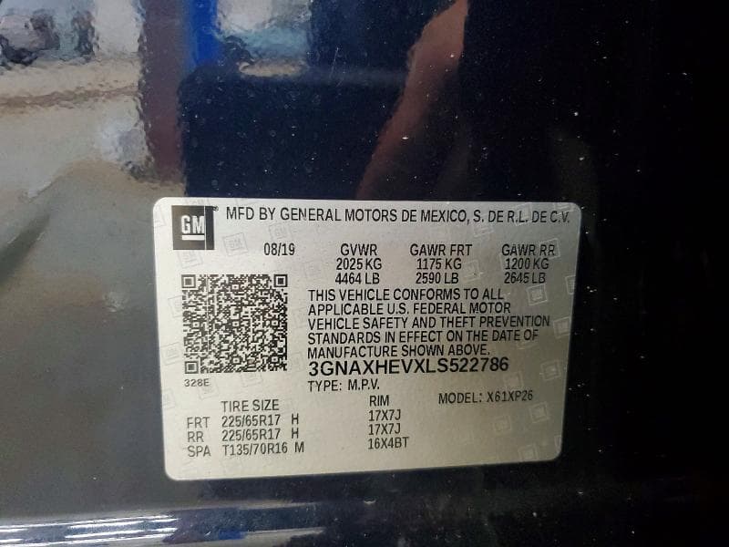 2020 CHEVROLET EQUINOX LS 13