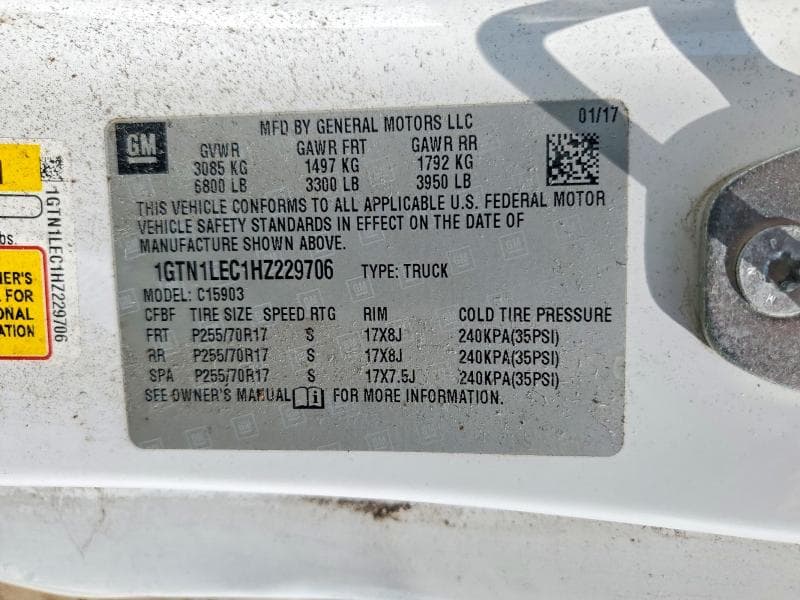 2017 GMC SIERRA C1500 13