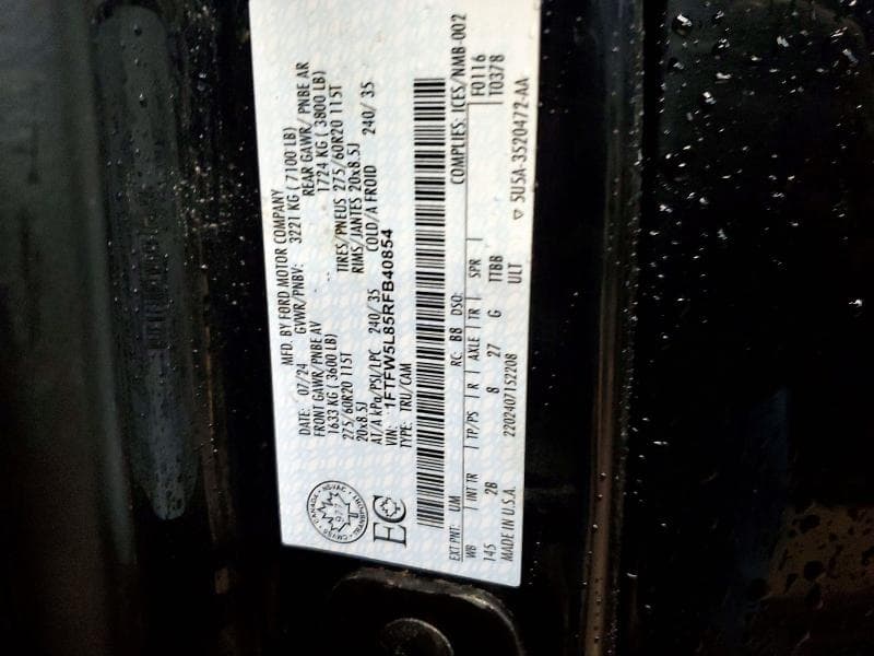 2024 FORD F150 LARIAT 12