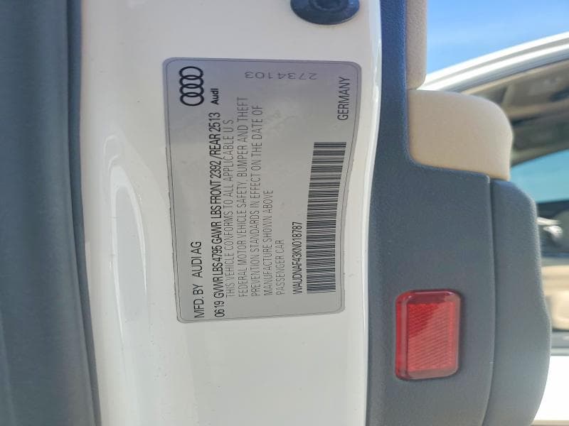 2019 AUDI A4 PREMIUM 12