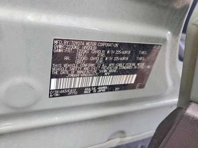 2022 TOYOTA RAV4 XLE PREMIUM 14