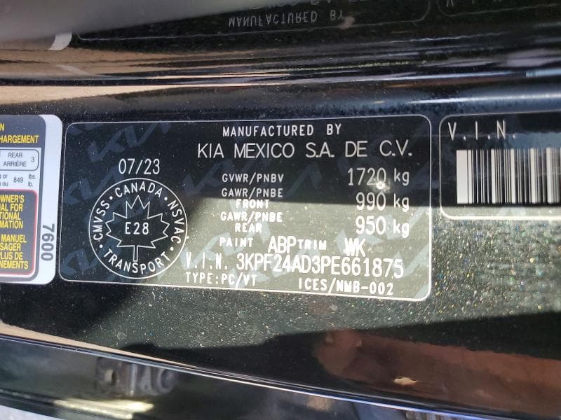2023 KIA FORTE LX 12