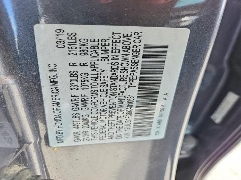 2019 ACURA TLX 13