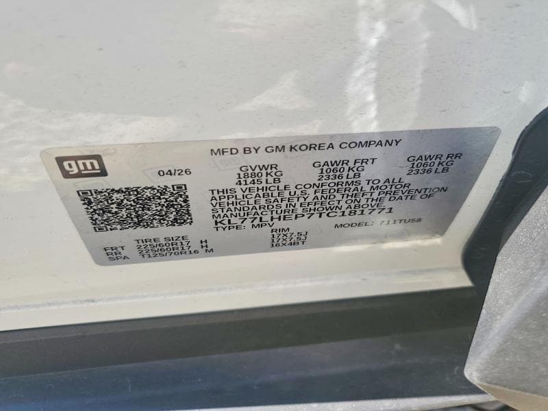 2026 CHEVROLET TRAX 1LT 13