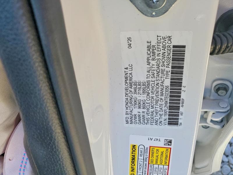 2026 HONDA CIVIC SPORT 12