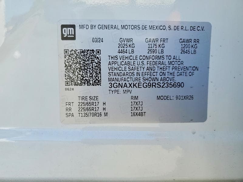 2024 CHEVROLET EQUINOX LT 13