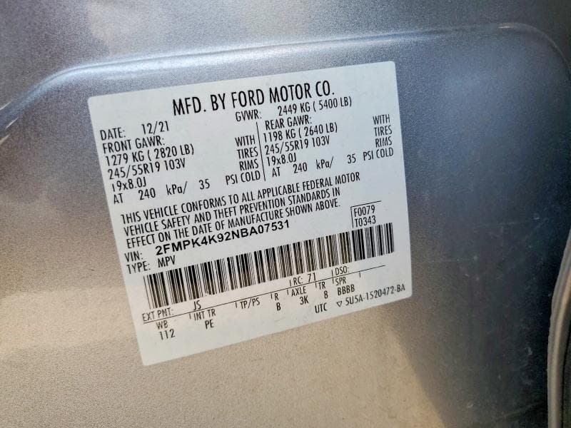 2022 FORD EDGE TITANIUM 13