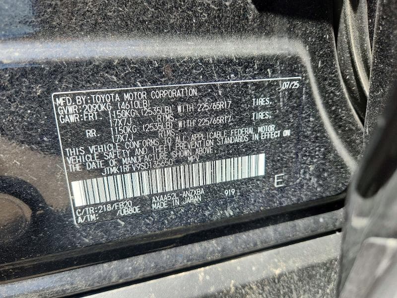 2025 TOYOTA RAV4 LE 13