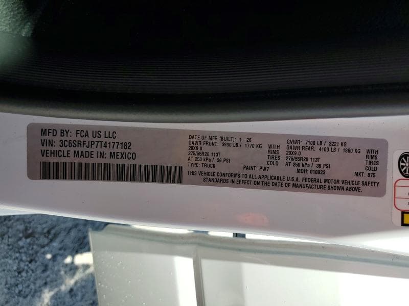 2026 RAM 1500 LARAMIE 12