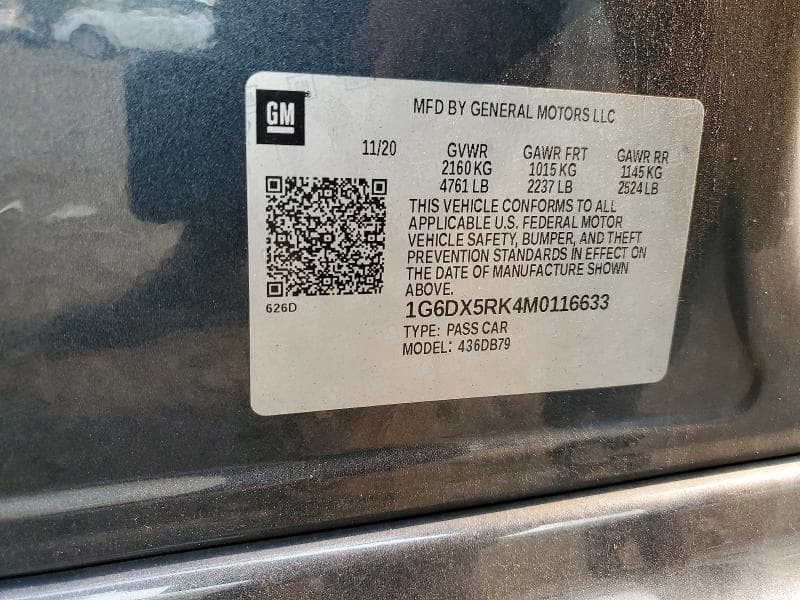 2021 CADILLAC CT5 LUXURY 12