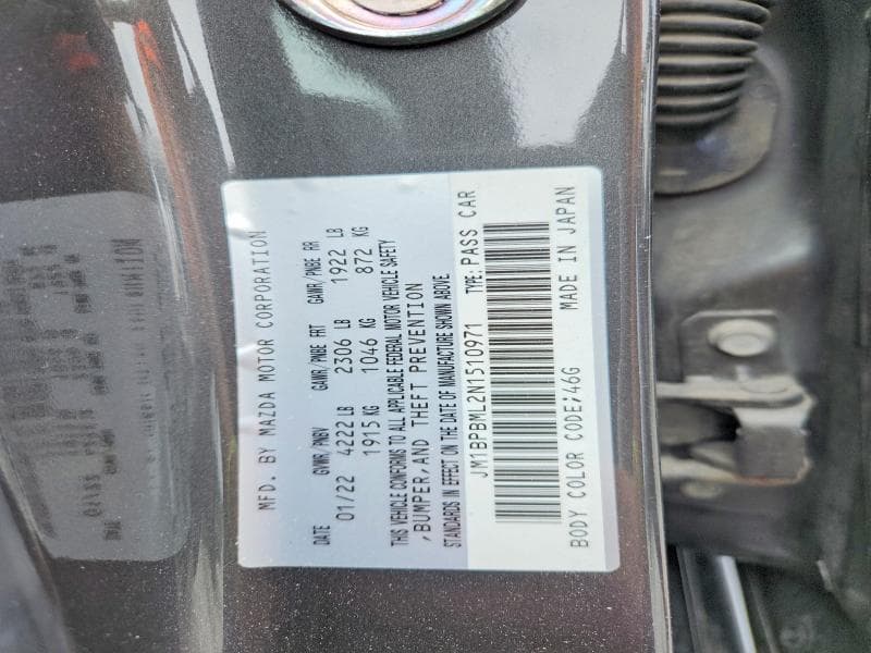 2022 MAZDA 3 PREMIUM 13