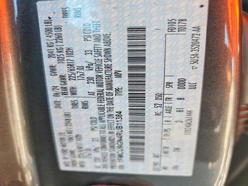 2024 FORD ESCAPE ACTIVE 13
