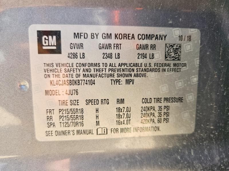 2019 BUICK ENCORE PREFERRED 13