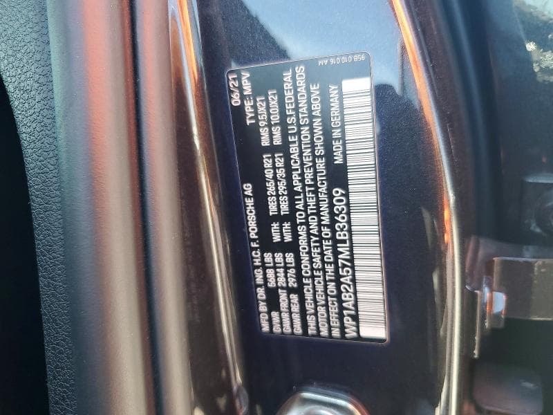 2021 PORSCHE MACAN S 13