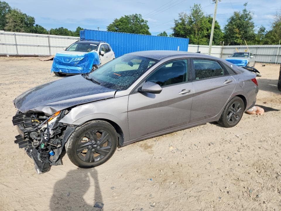 2021 HYUNDAI ELANTRA BLUE - 1