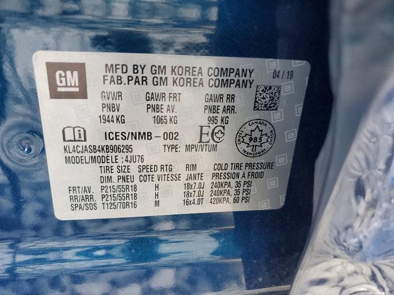 2019 BUICK ENCORE PREFERRED 12