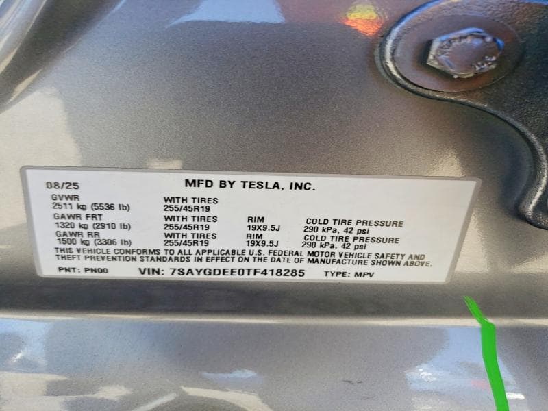 2026 TESLA MODEL Y 13