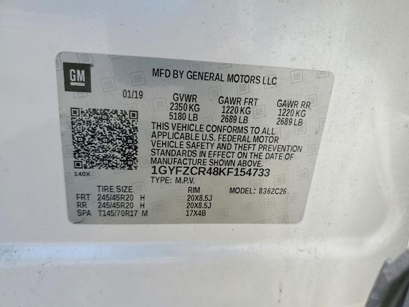 2019 CADILLAC XT4 13