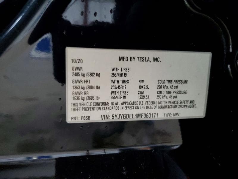 2021 TESLA MODEL Y 12