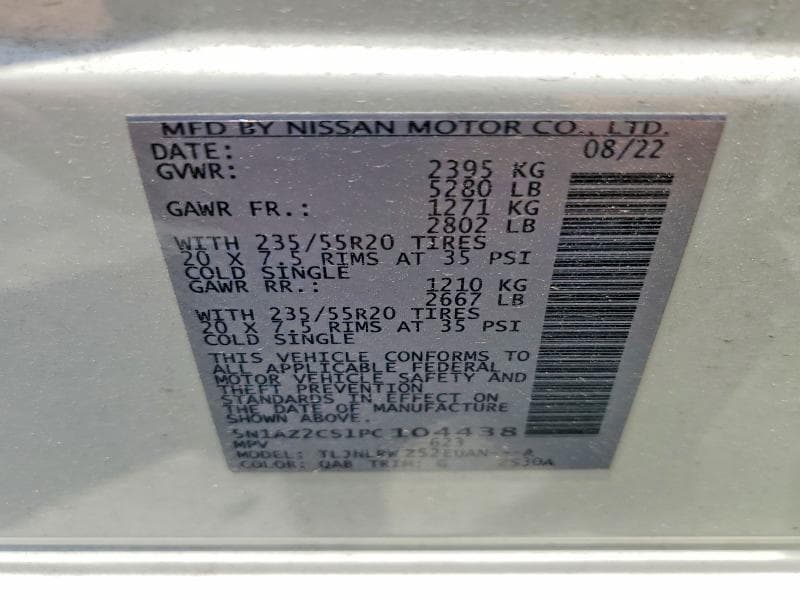 2023 NISSAN MURANO SL 13