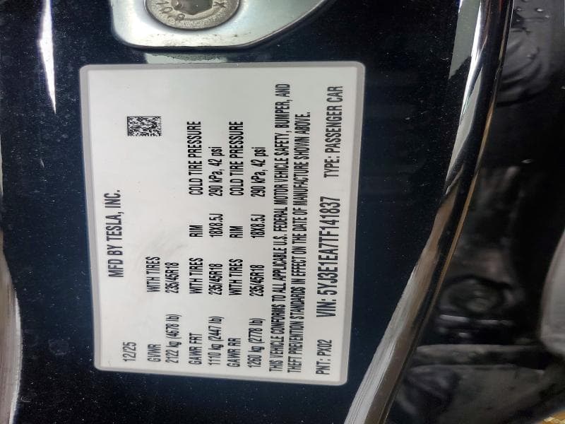 2026 TESLA MODEL 3 13