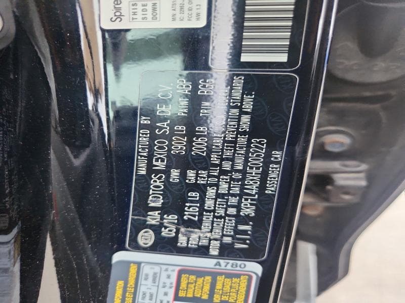 2017 KIA FORTE EX 13