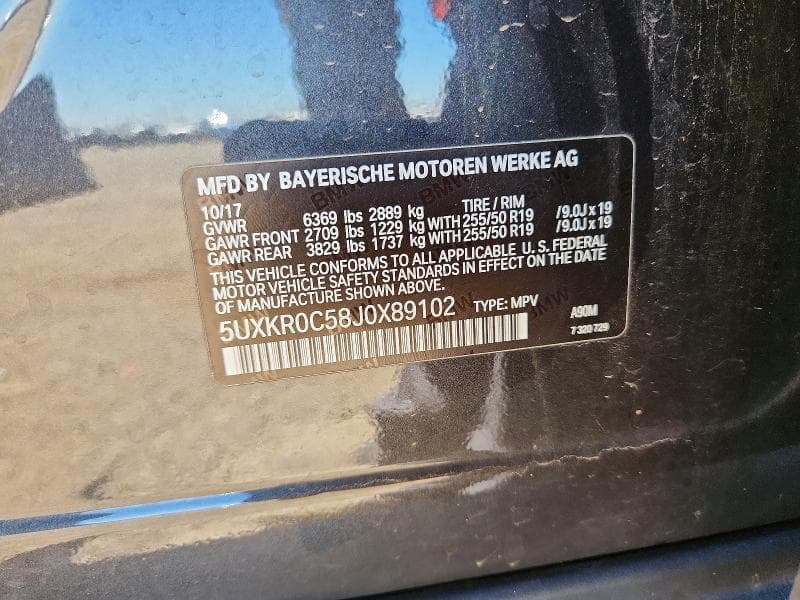 2018 BMW X5 XDRIVE35I 14