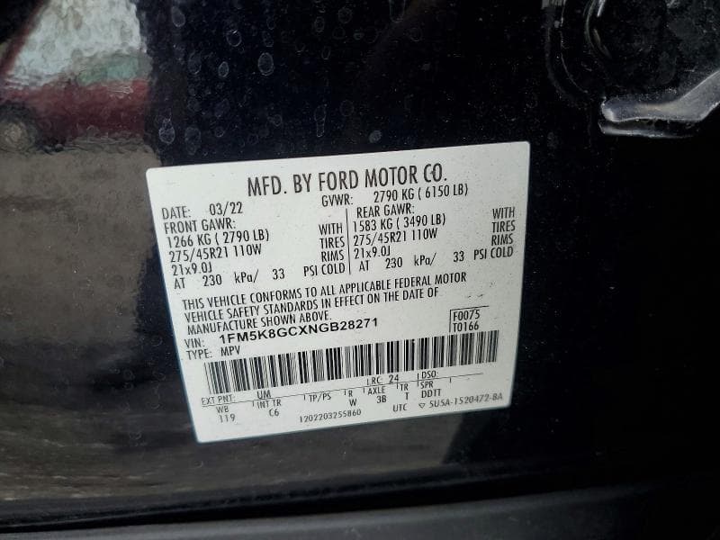 2022 FORD EXPLORER ST 13