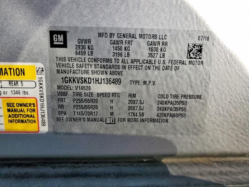 2017 GMC ACADIA SLT-2 13