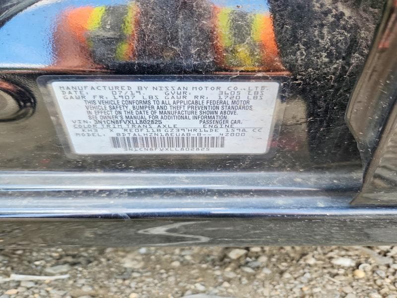 2020 NISSAN VERSA SR 12